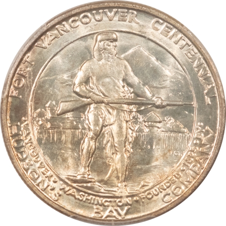 New Certified Coins 1925 VANCOUVER COMMEMORATIVE HALF DOLLAR – PCGS MS-64, FLASHY WHITE!