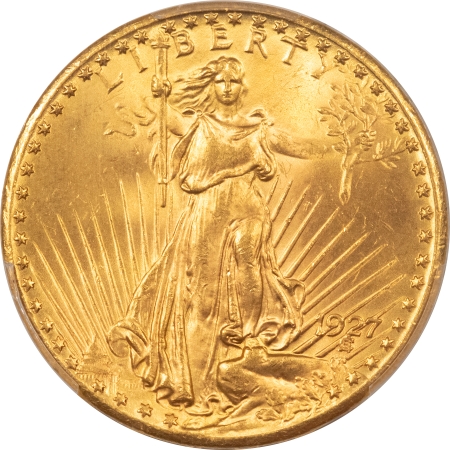 $20 1927 $20 ST GAUDENS GOLD – PCGS MS-65, GEM!