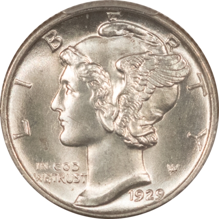 Mercury Dimes 1929 MERCURY DIME – PCGS MS-66, BLAZING WHITE!