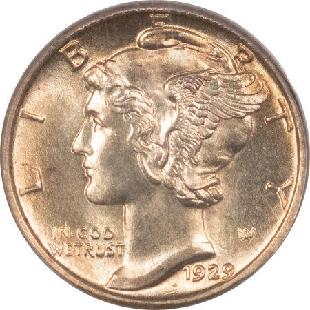 Mercury Dimes 1929-S MERCURY DIME – PCGS MS-65 FB, FLASHY GEM!