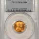 Lincoln Cents (Wheat) 1937 LINCOLN CENT – PCGS MS-66 RD, BLAZING RED!