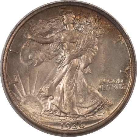 New Certified Coins 1936 WALKING LIBERTY HALF DOLLAR – PCGS MS-64, RATTLER! PREMIUM QUALITY!