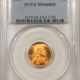 Lincoln Cents (Wheat) 1934 LINCOLN CENT – PCGS MS-64 RD, BLAZING RED!