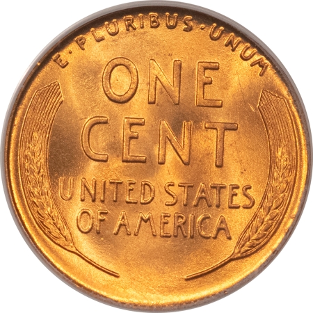 Lincoln Cents (Wheat) 1937 LINCOLN CENT – PCGS MS-66 RD, BLAZING RED!