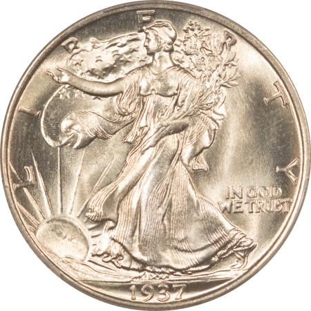 New Certified Coins 1937 WALKING LIBERTY HALF DOLLAR – PCGS MS-66, BLAST WHITE!