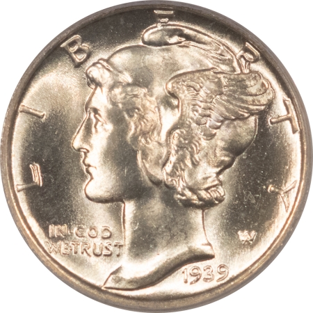 CAC Approved Coins 1939 MERCURY DIME – PCGS MS-65 FB, FRESH, FLASHY, PREMIUM QUALITY, CAC APPROVED!