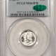 CAC Approved Coins 1942-D MERCURY DIME – PCGS MS-66 FB, PRETTY, PREMIUM QUALITY, CAC APPROVED!