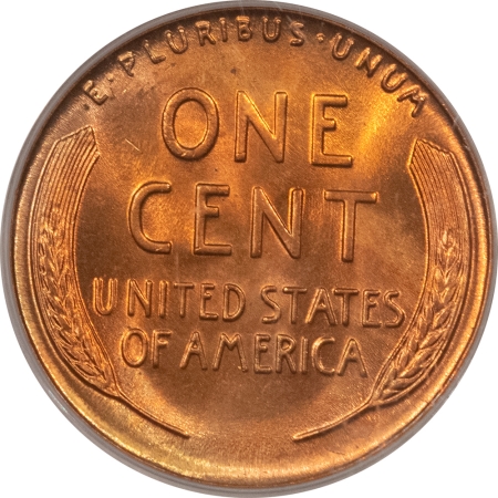 Lincoln Cents (Wheat) 1942-D LINCOLN CENT – PCGS MS-66 RD, LUSTROUS, PRETTY!