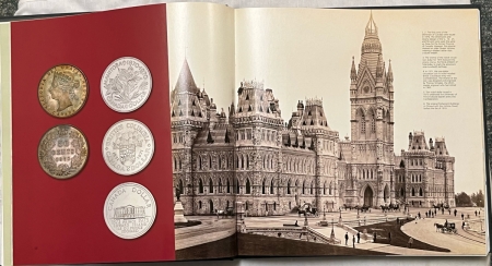 New Store Items 1998-2008 ROYAL CANADIAN MINT 100 YEARS OF HISTORY HARDBACK BOOK & 50C COIN RARE