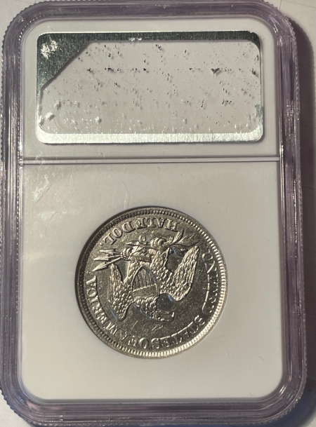 Liberty Seated Halves 1856-O SEATED LIBERTY HALF DOLLAR – SS REPUBLIC BLUE LABEL, NGC SHIPWRECK EFFECT