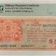 MPCs (Military Payment Certificates) MILITARY PAYMENT CERTIFICATE, SERIES 541, 50c REPLACEMENT NOTE, RD6, PMG VF-20!