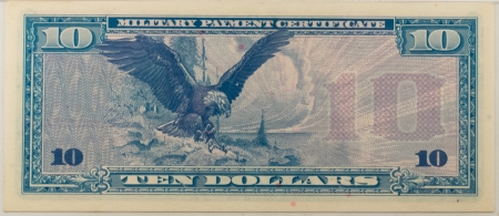 MPCs (Military Payment Certificates) MILITARY PAYMENT CERTIFICATE-SERIES 692, $10, FIRST PRINTING, PMG CH UNC 64 EPQ!