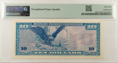 MPCs (Military Payment Certificates) MILITARY PAYMENT CERTIFICATE-SERIES 692, $10, FIRST PRINTING, PMG CH UNC 64 EPQ!