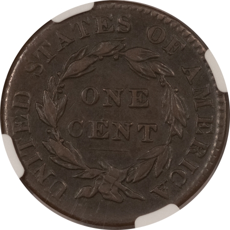 Coronet Head Large Cents 1825 CORONET HEAD LARGE CENT, N-6, R-3 – NGC VF-20 BN