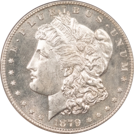 Morgan Dollars 1879-S MORGAN DOLLAR – PCGS MS-63 PL, BLAST WHITE & PROOFLIKE!