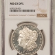 Morgan Dollars 1893-CC MORGAN DOLLAR – PCGS XF-45, FLASHY & LOOKS AU, WELL-STRUCK!