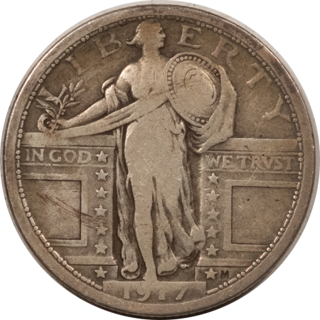 Standing Liberty Quarters 1917 TY I STANDING LIBERTY QUARTER – NICE PLEASING CIRCULATED EXAMPLE