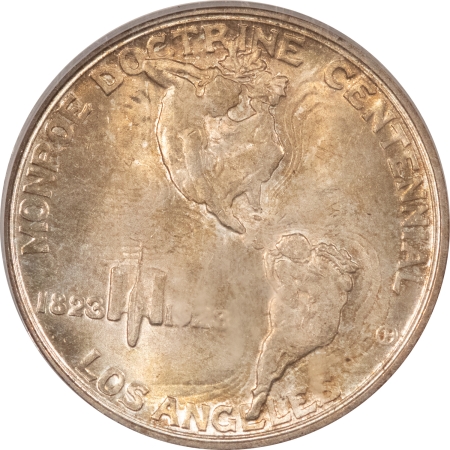 New Certified Coins 1923-S MONROE COMMEMORATIVE HALF DOLLAR – PCGS MS-65, PQ & PRETTY, LUSTROUS GEM!