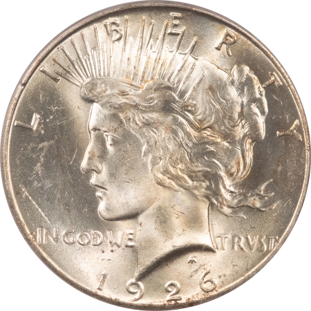 New Certified Coins 1926 PEACE DOLLAR – PCGS MS-63, FLASHY LUSTROUS!