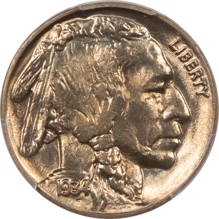 Buffalo Nickels 1934 BUFFALO NICKEL – PCGS MS-65, FLASHY PREMIUM QUALITY!