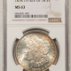 Morgan Dollars 1885-O MORGAN DOLLAR NGC MS-65, PRETTY GEM!