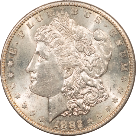 Morgan Dollars 1882-S MORGAN DOLLAR – UNCIRCULATED, BLAST WHITE!