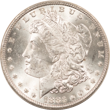 Morgan Dollars 1883 MORGAN DOLLAR – UNCIRCULATED, LUSTROUS WHITE!