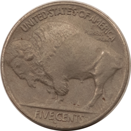 U.S. Uncertified Coins 1916-S BUFFALO NICKEL – DECENT EXAMPLE W/ MINOR ISSUES, STRONG DETAILS!