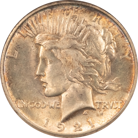 New Certified Coins 1921 PEACE DOLLAR – ANACS MS-62, OLD WHITE HOLDER & CHOICE!