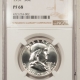 Franklin Halves 1952 PROOF FRANKLIN HALF DOLLAR NGC PF-67 CAMEO, RICK TOMASKA SIGNED BLACK/WHITE