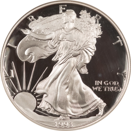 American Silver Eagles 1993-P $1 PROOF AMERICAN SILVER EAGLE 1 OZ – NGC PF-69 ULTRA CAMEO! BETTER DATE!