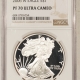 American Silver Eagles 1995-P $1 PROOF AMERICAN SILVER EAGLE 1 OZ – NGC PF-69 ULTRA CAMEO! BETTER DATE!