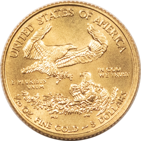 American Gold Eagles, Buffaloes, & Liberty Series 2015 1/10 OZ $5 AMERICAN GOLD EAGLE – GEM UNCIRCULATED