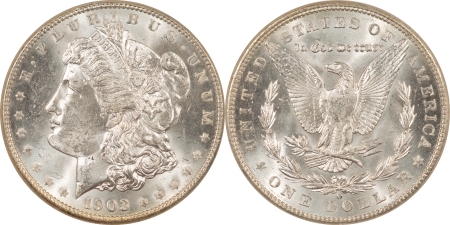 Dollars 1898-O-1904-O MORGAN DOLLAR NEW ORLEANS SET W/ 1903-O, CH-GEM BU, CAPITAL HOLDER