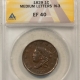 Coronet Head Large Cents 1818 CORONET HEAD LARGE CENT – PCGS AU-58, ORIGINAL SURFACES!