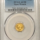 $5 1847 $5 LIBERTY GOLD, NO MOTTO – NGC AU-58, FS-302, MISPLACED 1