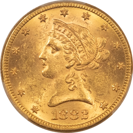 $10 1882 $10 LIBERTY GOLD – PCGS MS-61