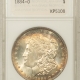 Morgan Dollars 1887-O MORGAN DOLLAR – NGC MS-63, BLAST WHITE!