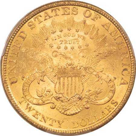 $20 1896 $20 LIBERTY GOLD PCGS MS-63, CHOICE BETTER DATE!