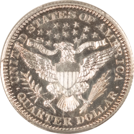 Barber Quarters 1907 PROOF BARBER QUARTER – PCGS PR-63, LOOKS CAMEO!