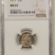 Barber Dimes 1909-O BARBER DIME – NGC AU-58