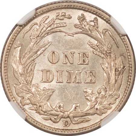 Barber Dimes 1912-D BARBER DIME – NGC AU-58