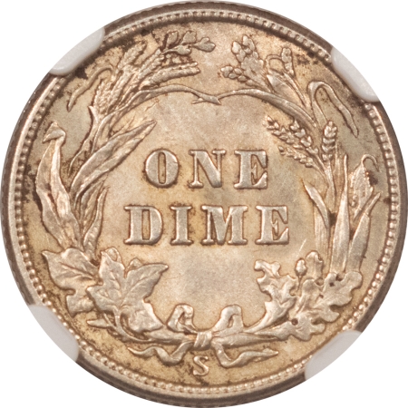 Barber Dimes 1912-S BARBER DIME – NGC AU-58