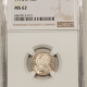 Barber Dimes 1912-S BARBER DIME – NGC AU-58