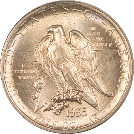 New Certified Coins 1935 TEXAS COMMEMORATIVE HALF DOLLAR – PCGS MS-66, FRESH & FLASHY!