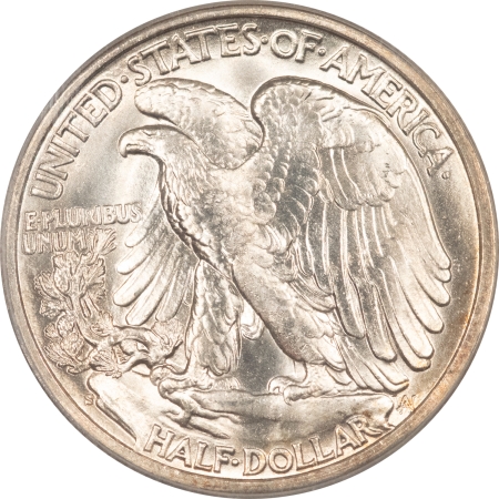 New Certified Coins 1944-S WALKING LIBERTY HALF DOLLAR, PCGS MS-65 FRESH WHITE GEM, PREMIUM QUALITY!