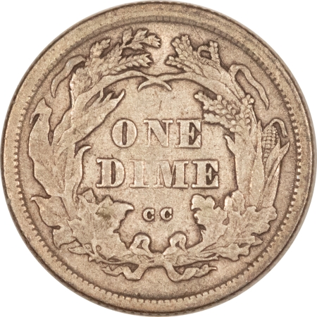 Dimes 1875-CC MINTMARK ABOVE LIBERTY SEATED DIME – HIGH GRADE CIRCULATED! CARSON CITY!