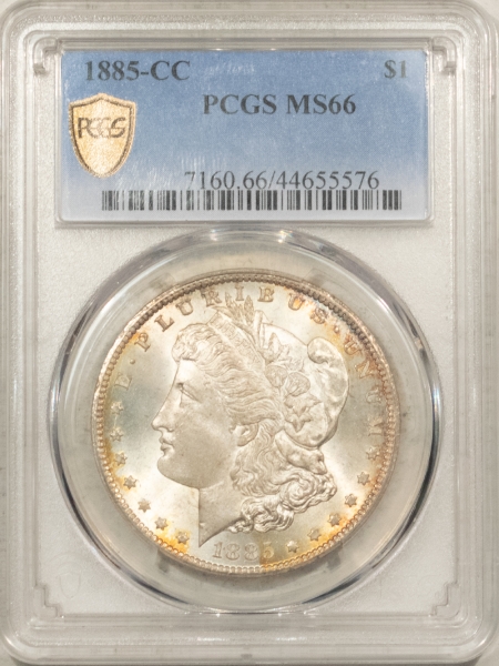 Morgan Dollars 1885-CC MORGAN DOLLAR PCGS MS-66, SUPERB GREAT SKIN!