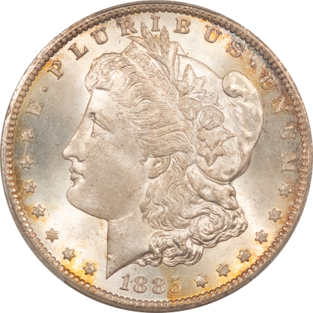 Morgan Dollars 1885-CC MORGAN DOLLAR PCGS MS-66, SUPERB GREAT SKIN!