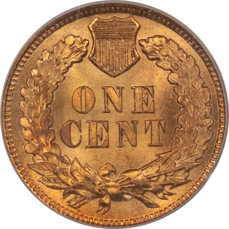 Indian 1899 INDIAN CENT – PCGS MS-66 RD, ORIGINAL SUPERB GEM!